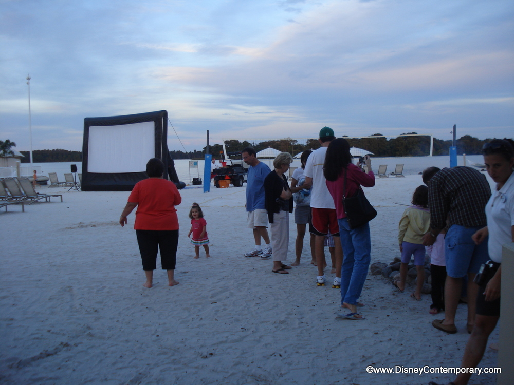 Contemporary Movie on the Beach
